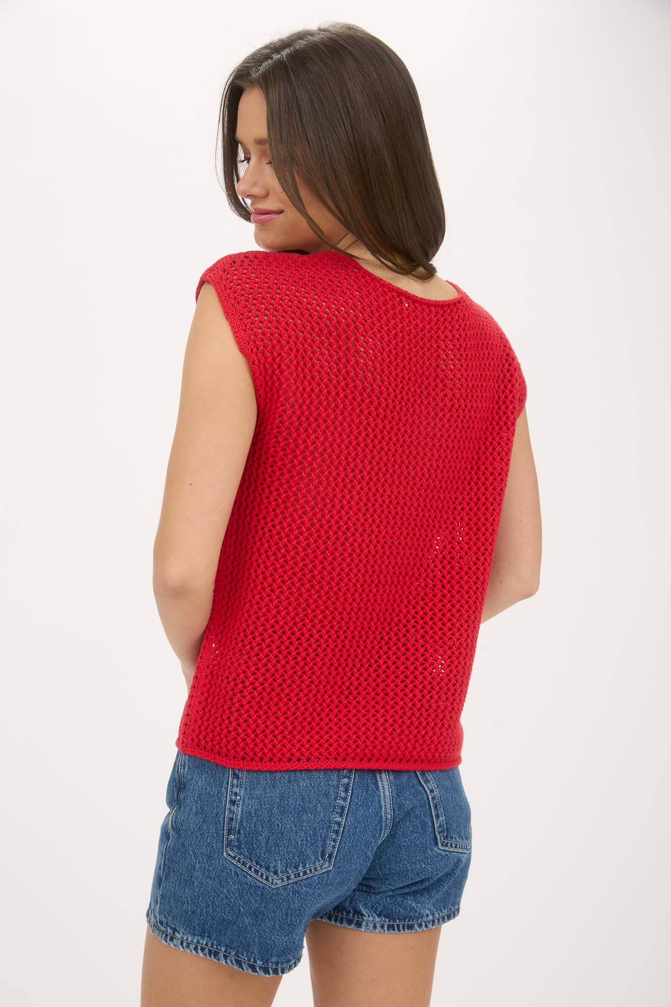 AMERICAN FLAG CROCHET TOP