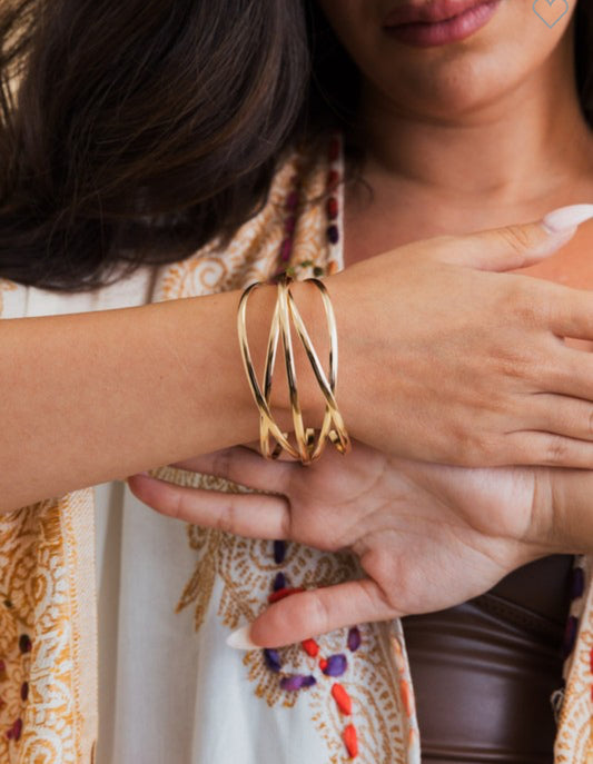 Metallic Cuff Bracelet