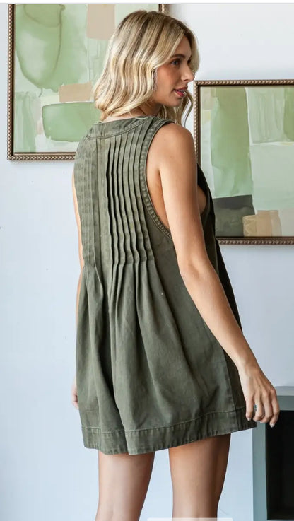 Emma Denim Short Dress